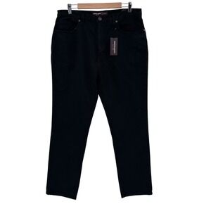 Johnston & Murphy Dark Straight Leg Jeans